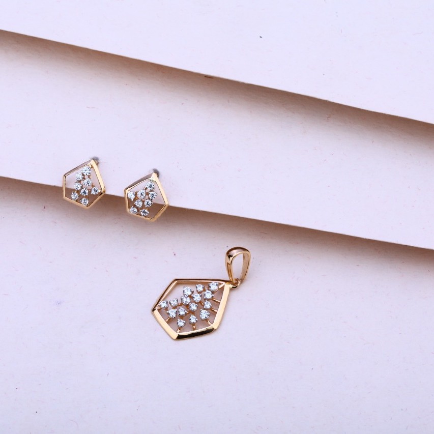 Pendalset rosegold