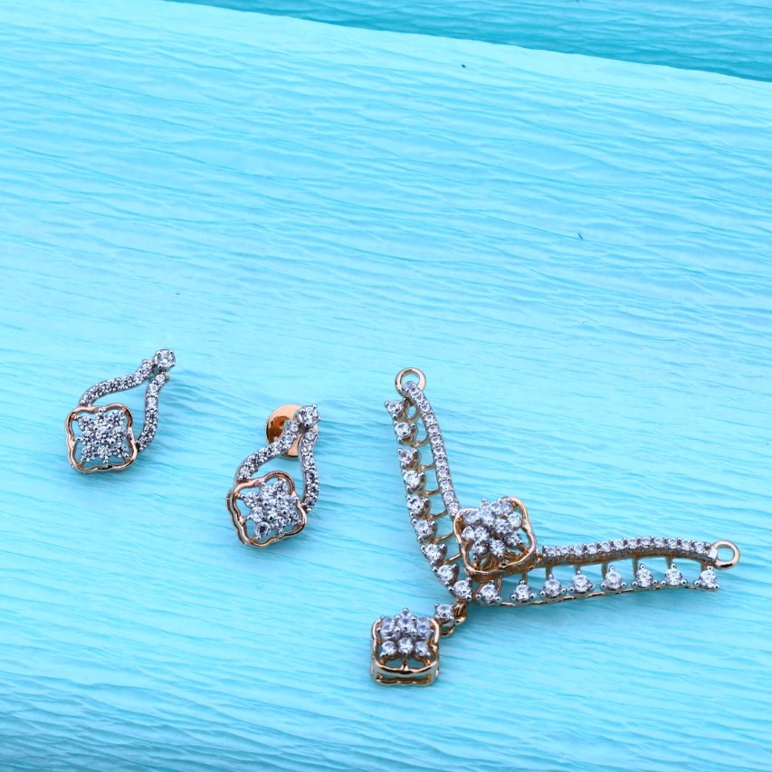 Pendent set rosegold