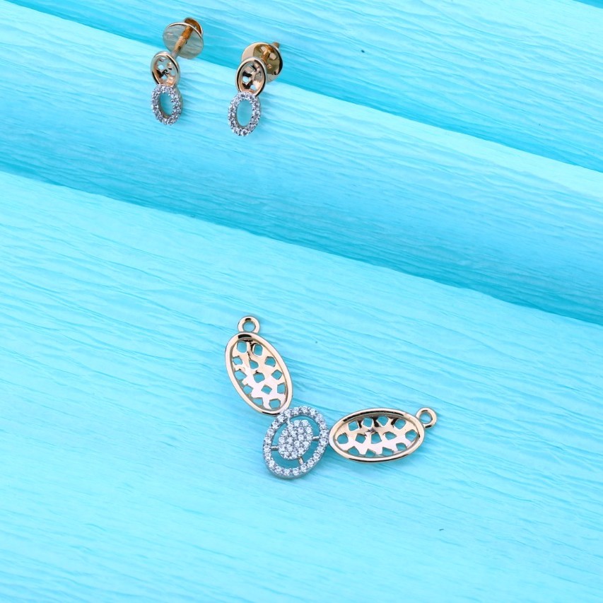 Pendent set rosegold