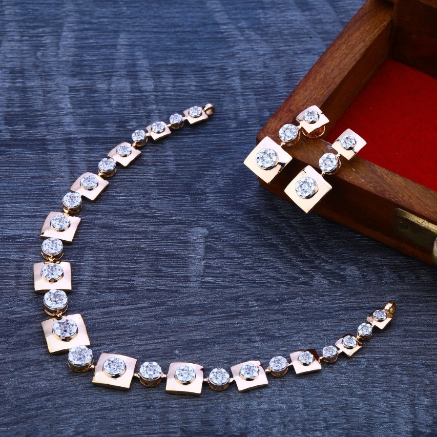 Set rosegold cz