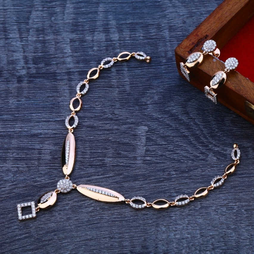 Set rosegold cz