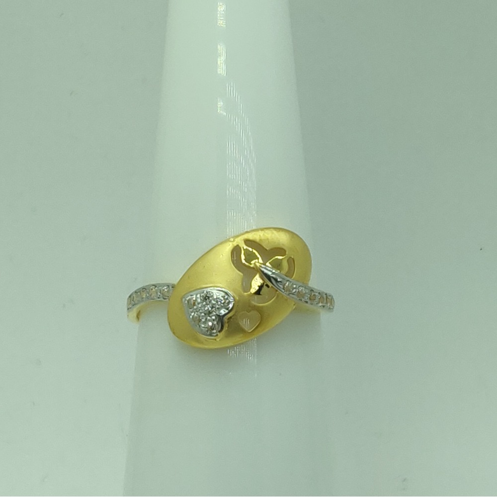 916 Gold CZ Attractive Ring For Women SSJ-R010