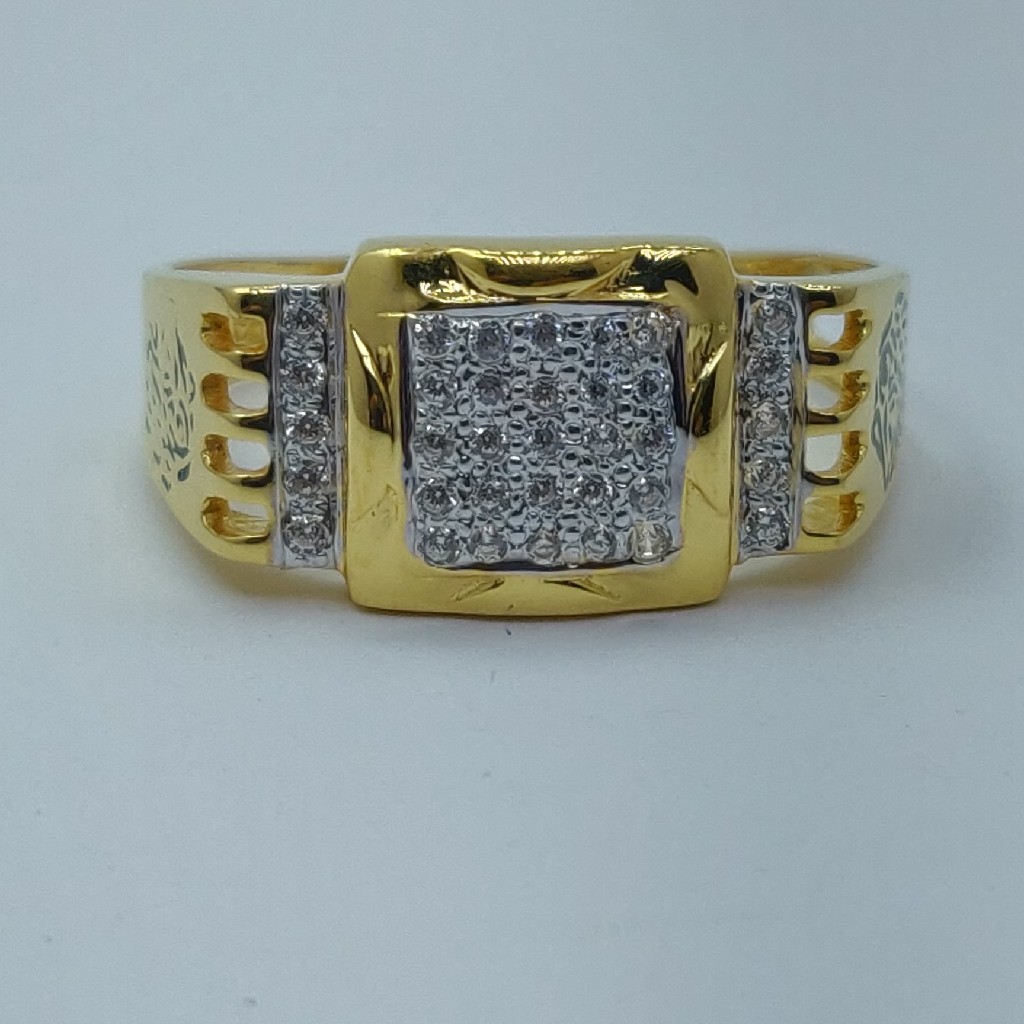 22k Gold light weight ring for men