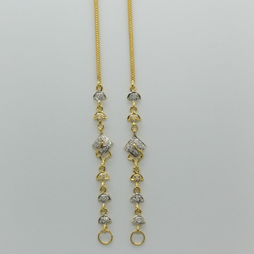 22k/916 Gold Fancy earchain