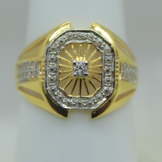22k/916 new gents ring
