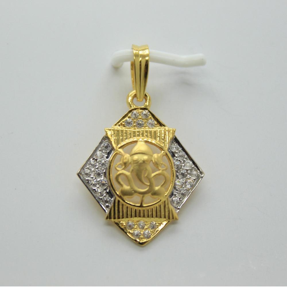 916 Gold Ganesha Pendant SSJ-P001