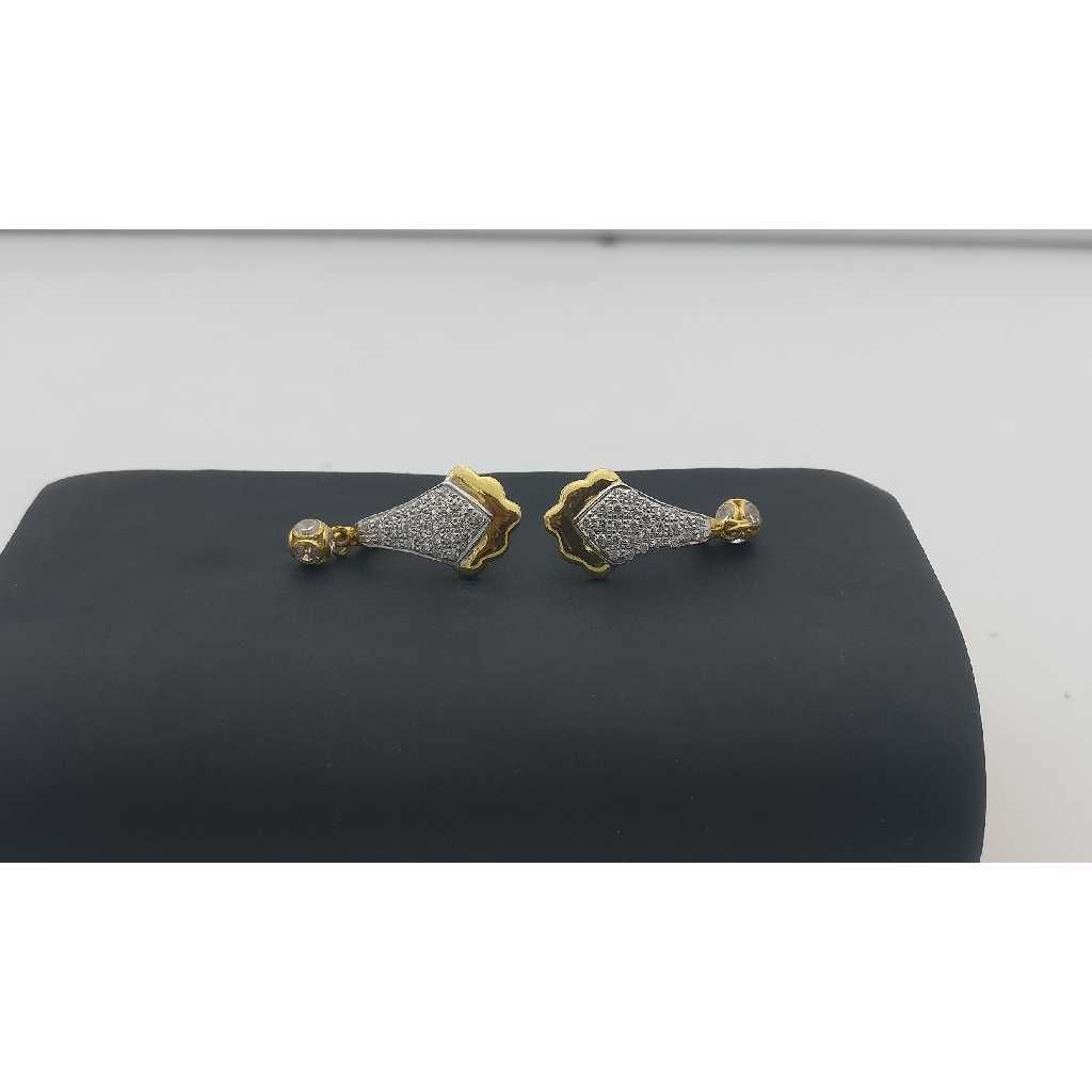 18KT Gold Fancy CZ Bali