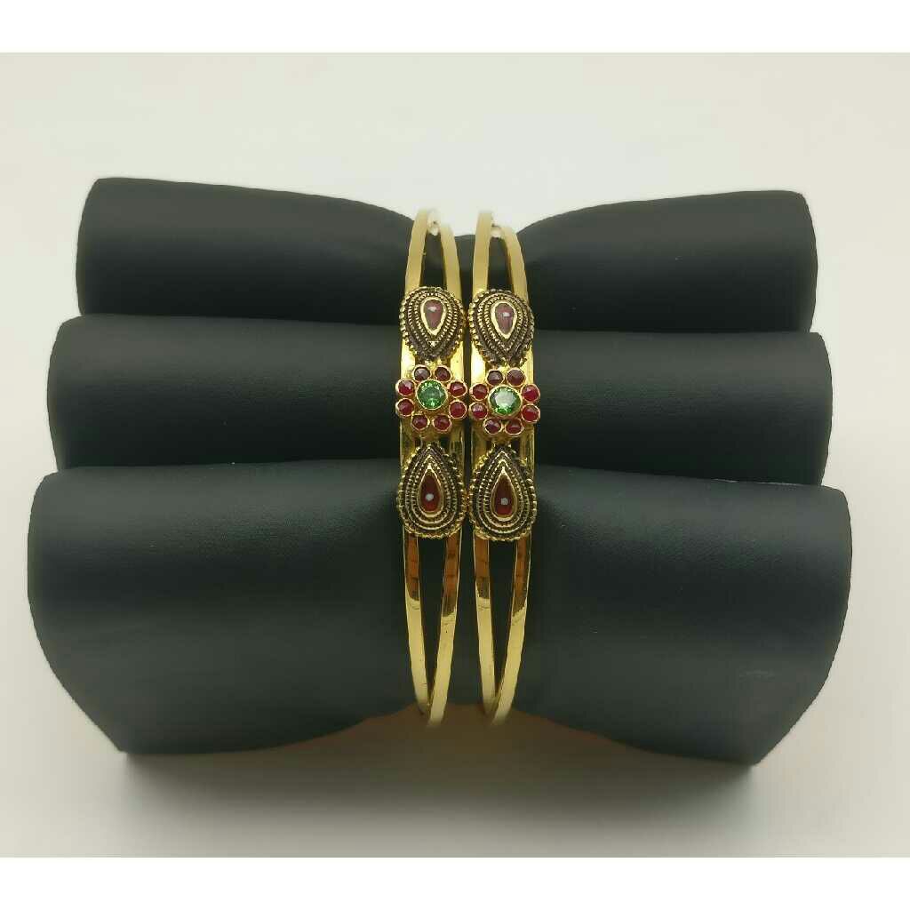 22K Gold Floral Designer kadli