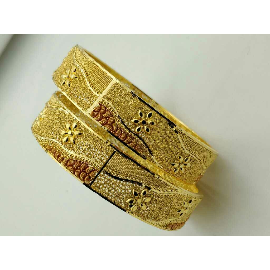 22K / 916 Gold Ladies Floral Kadli