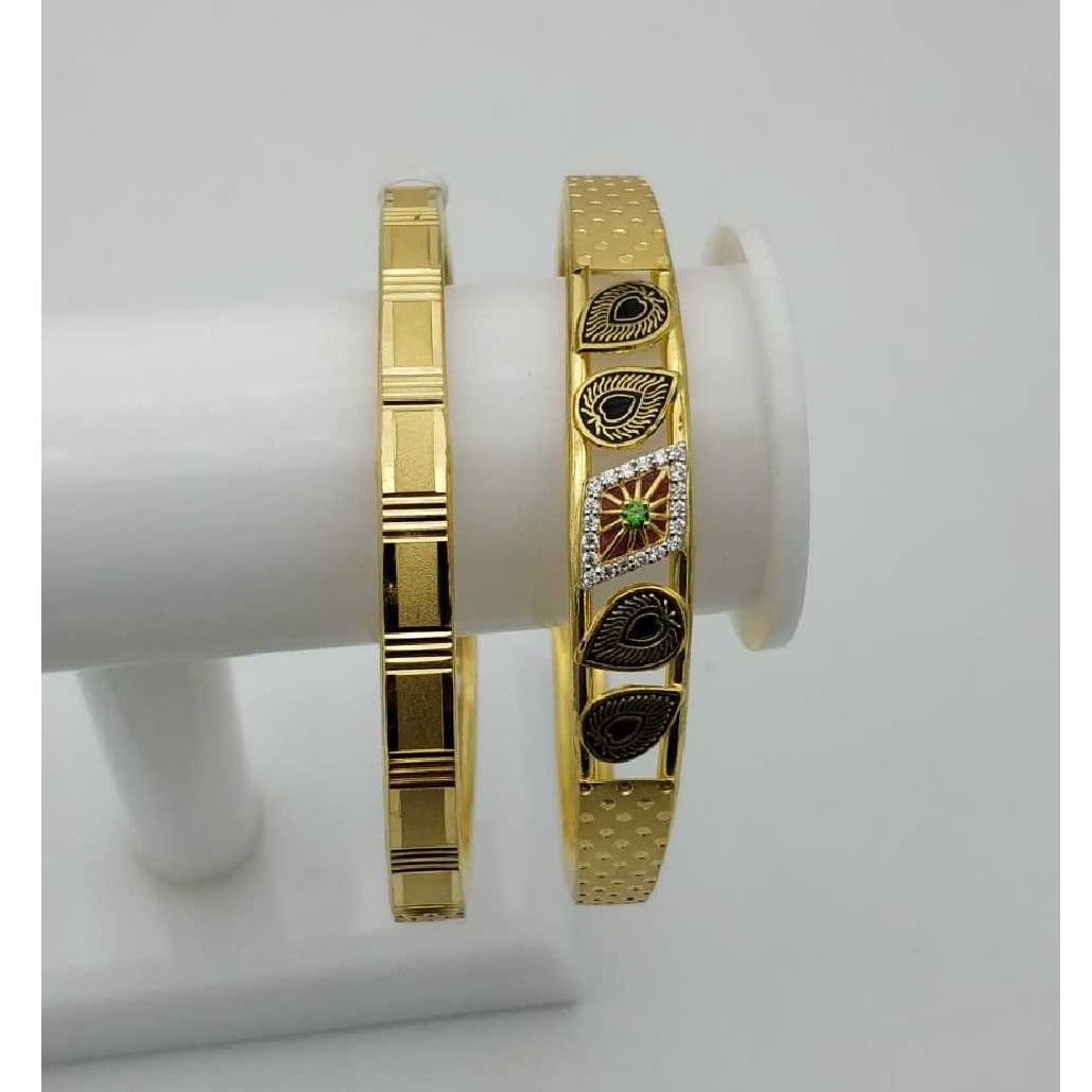 916 Gold Modern Copper Floral Kadli
