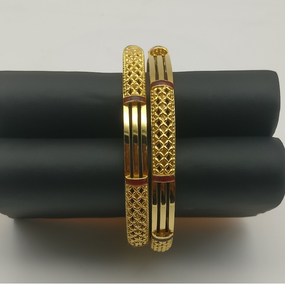22KT Designer Gold Copper Kadli