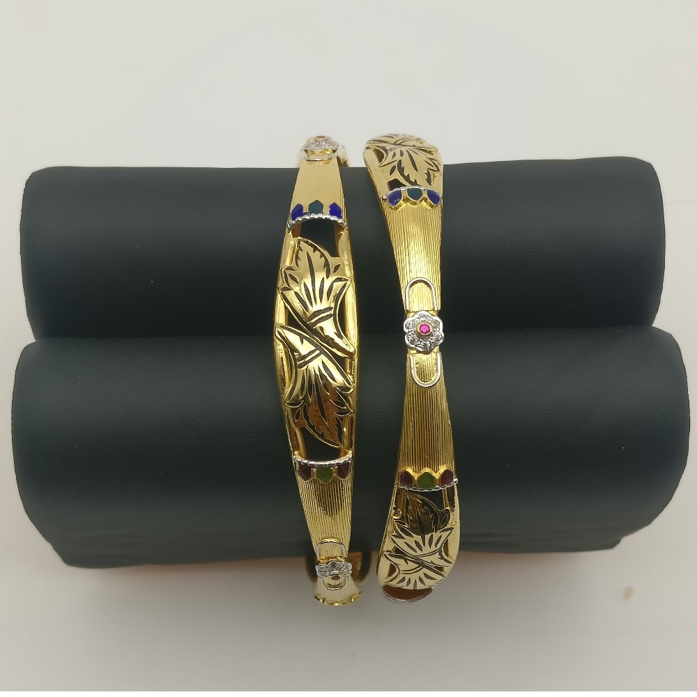 916 Gold Indian Copper Kada