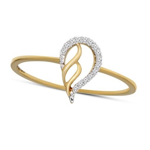 SHINING DROP CZ DIAMOND RING LR0014