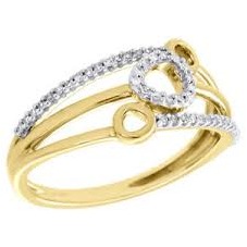CHARMING CZ DIAMOND RING LR 0010