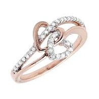 Romantic cz diamond ring LR 009