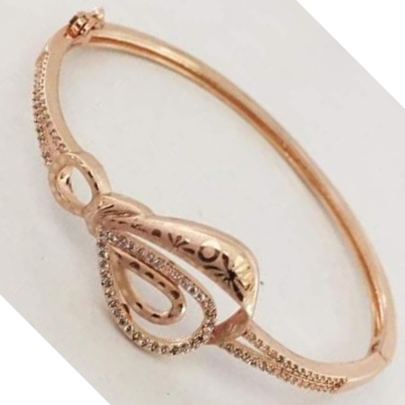 18 carat rose gold kada - Image 3