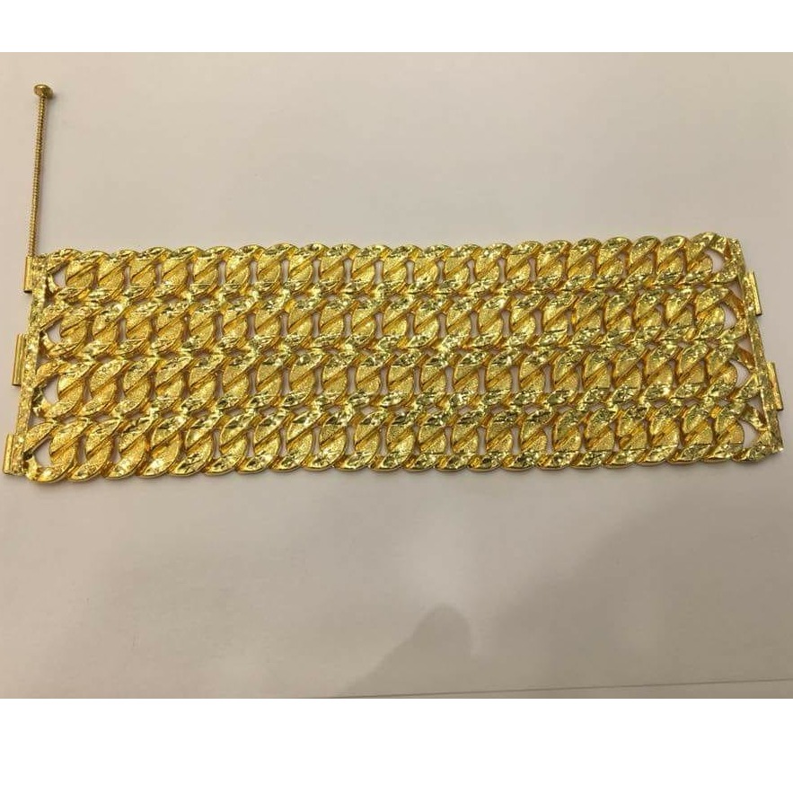 916 gold gents bracelet