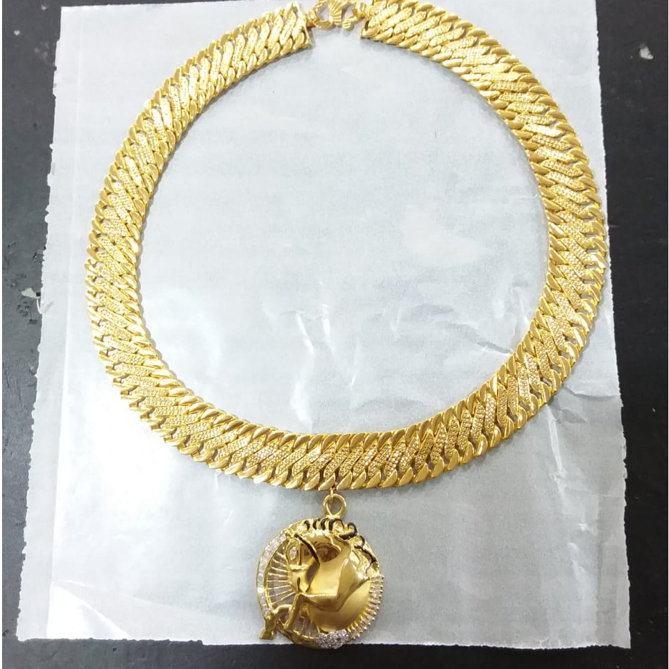 916 gold chain pendant