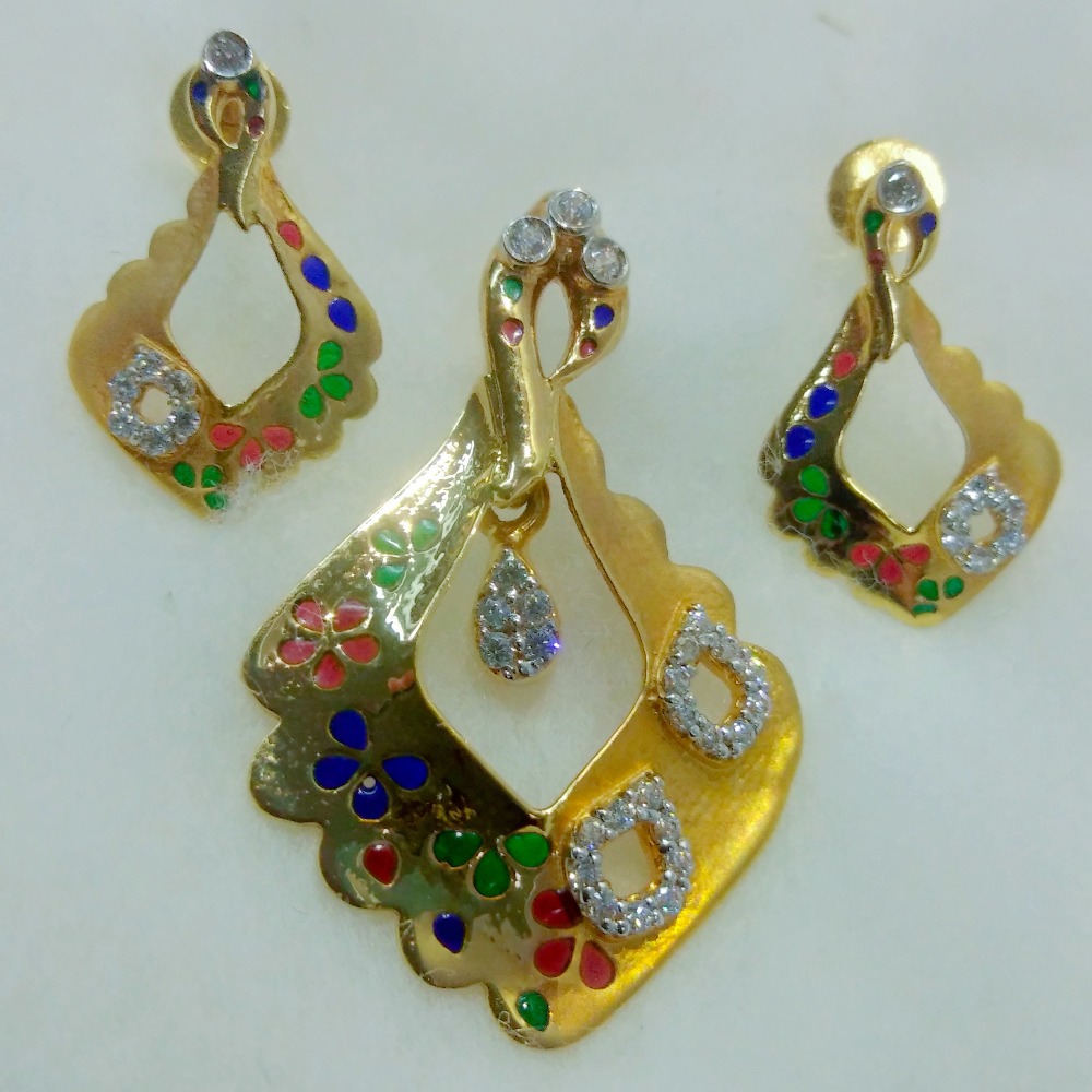 916 designer pendant set
