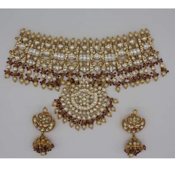 916 polki bridal necklace Set