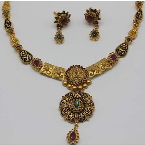 916 Gold antique necklace Set