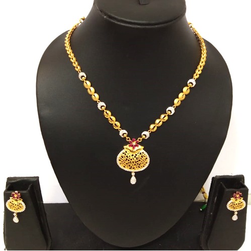 916 Gold Designer Necklace Set BJ-N002