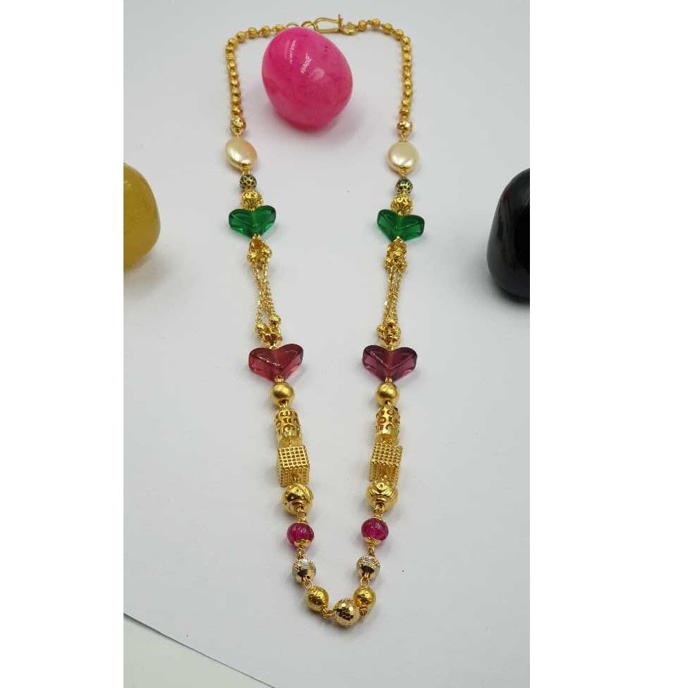 22KT Gold Colorful Beaded Mala