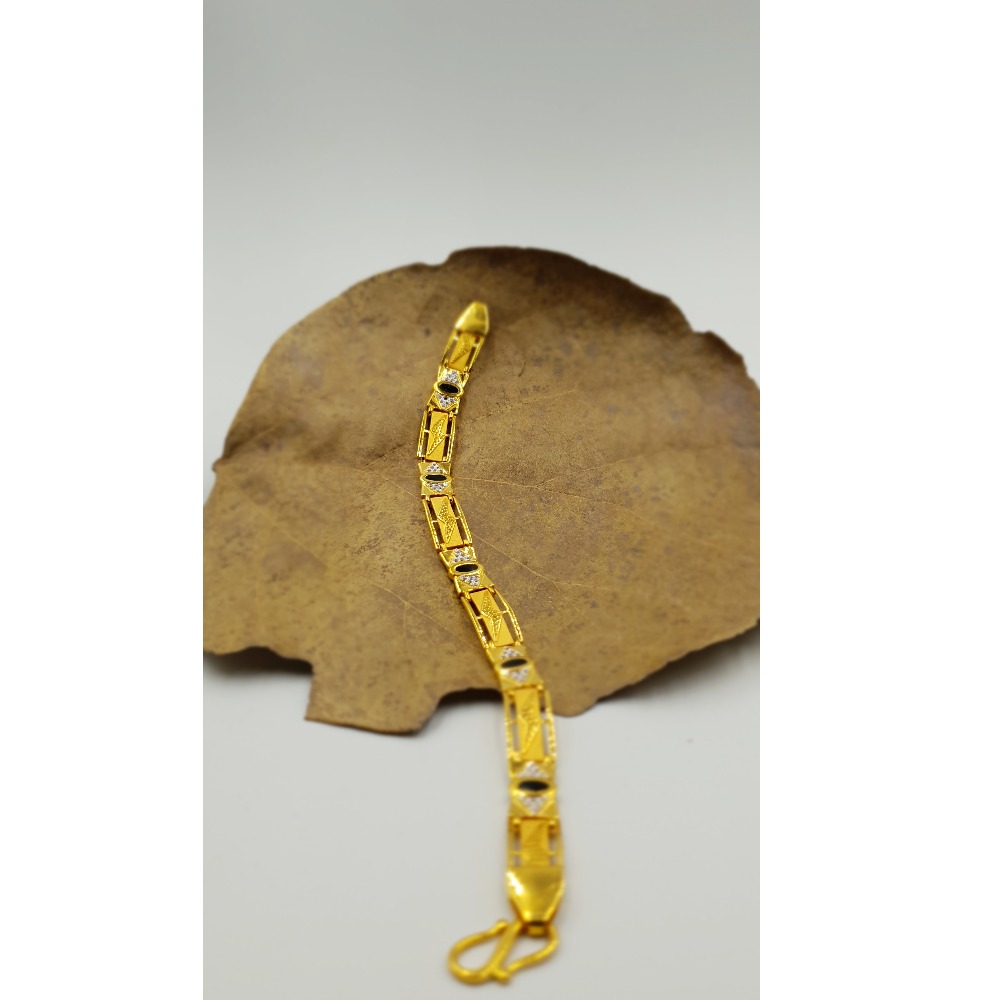 22KT Gold Gents Indian Modern Bracelet