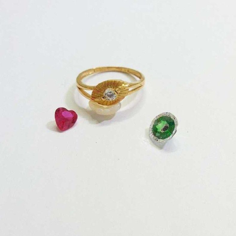 22KT Gold Ladies Indian Fancy Ring