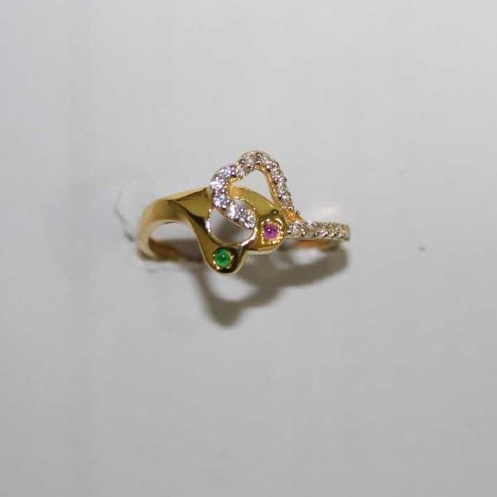 Gold Fancy 22KT Ladies Indian Ring