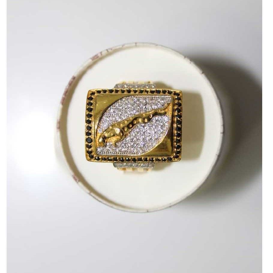 22KT Yellow Gold Indian Fancy Ring