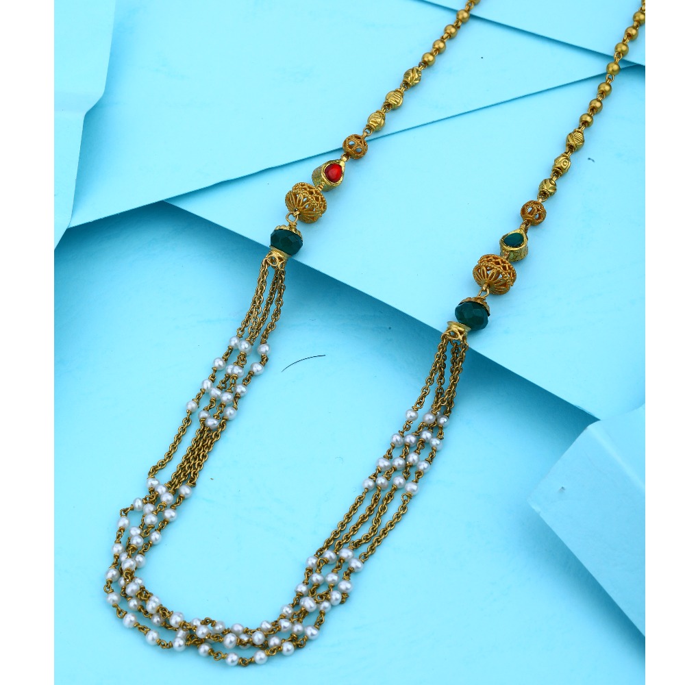 22KT Gold Kundan Mala