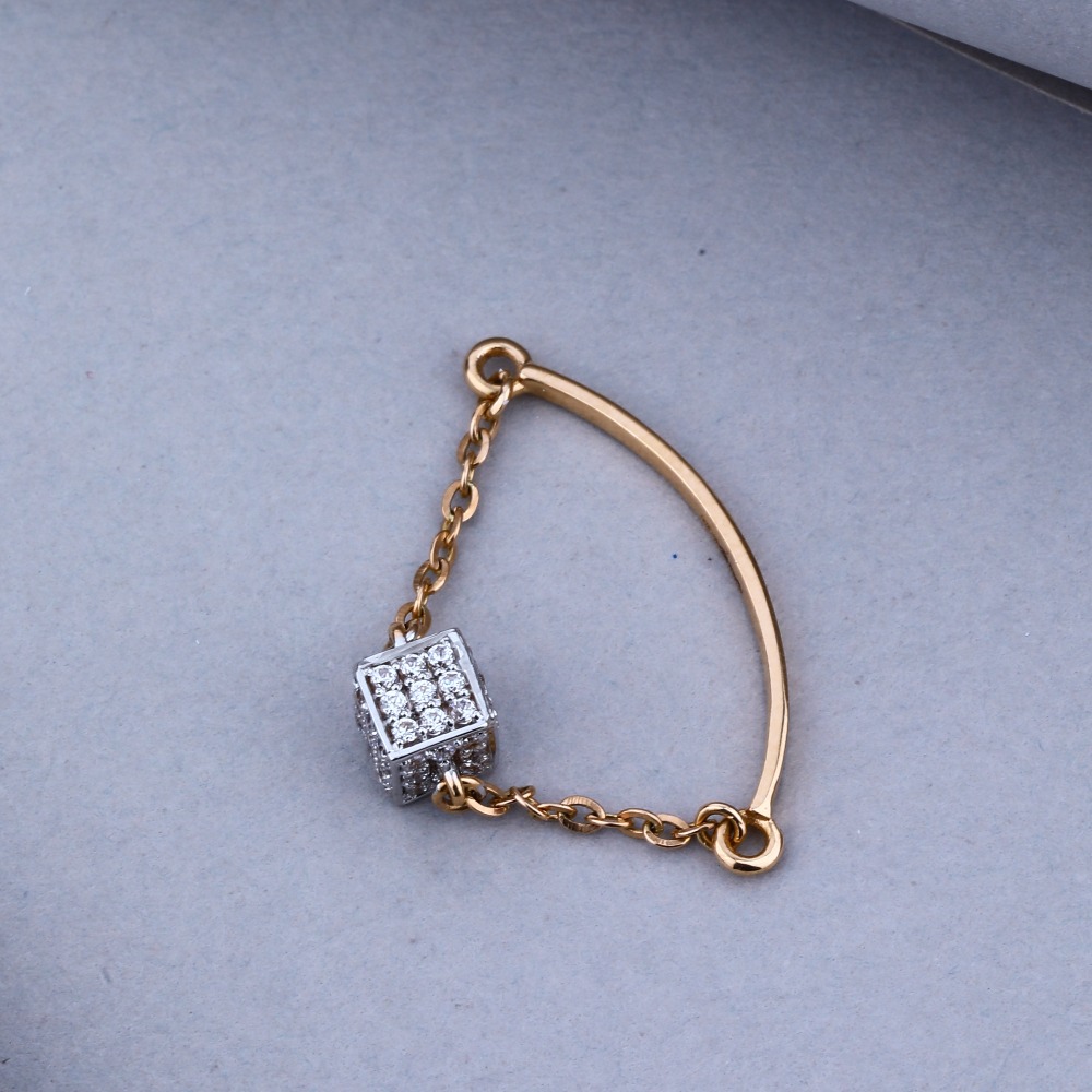 18KT Rose Gold Unique Design For pendant