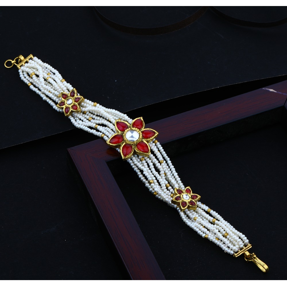 916 gold  Hallmark Classic Design Mani moti Bracelet