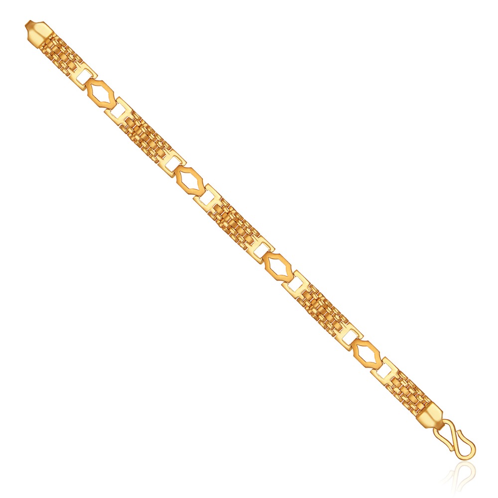 14 k yellow gold attractive bracelet
