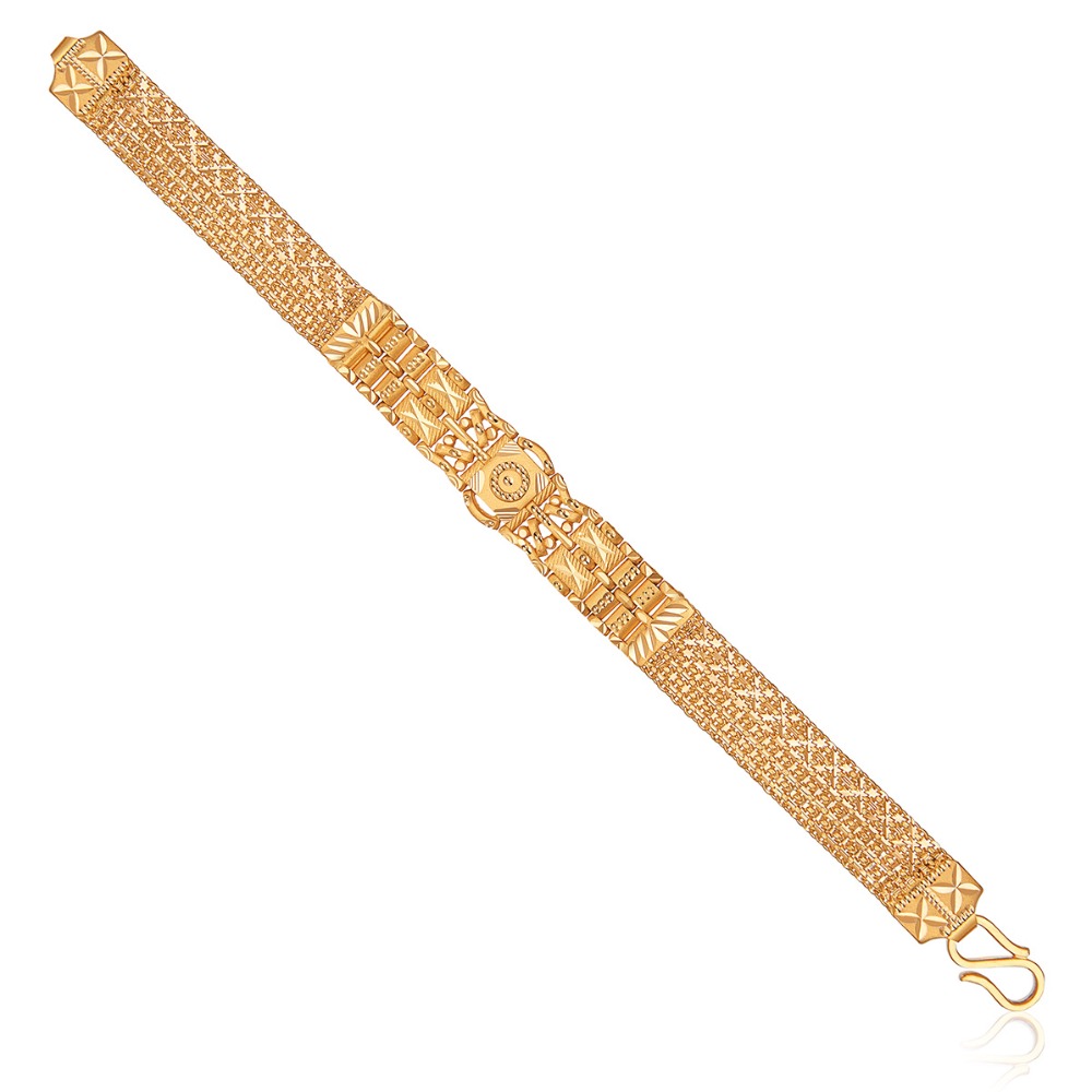 14 k yellow gold Hallmarked bracelet