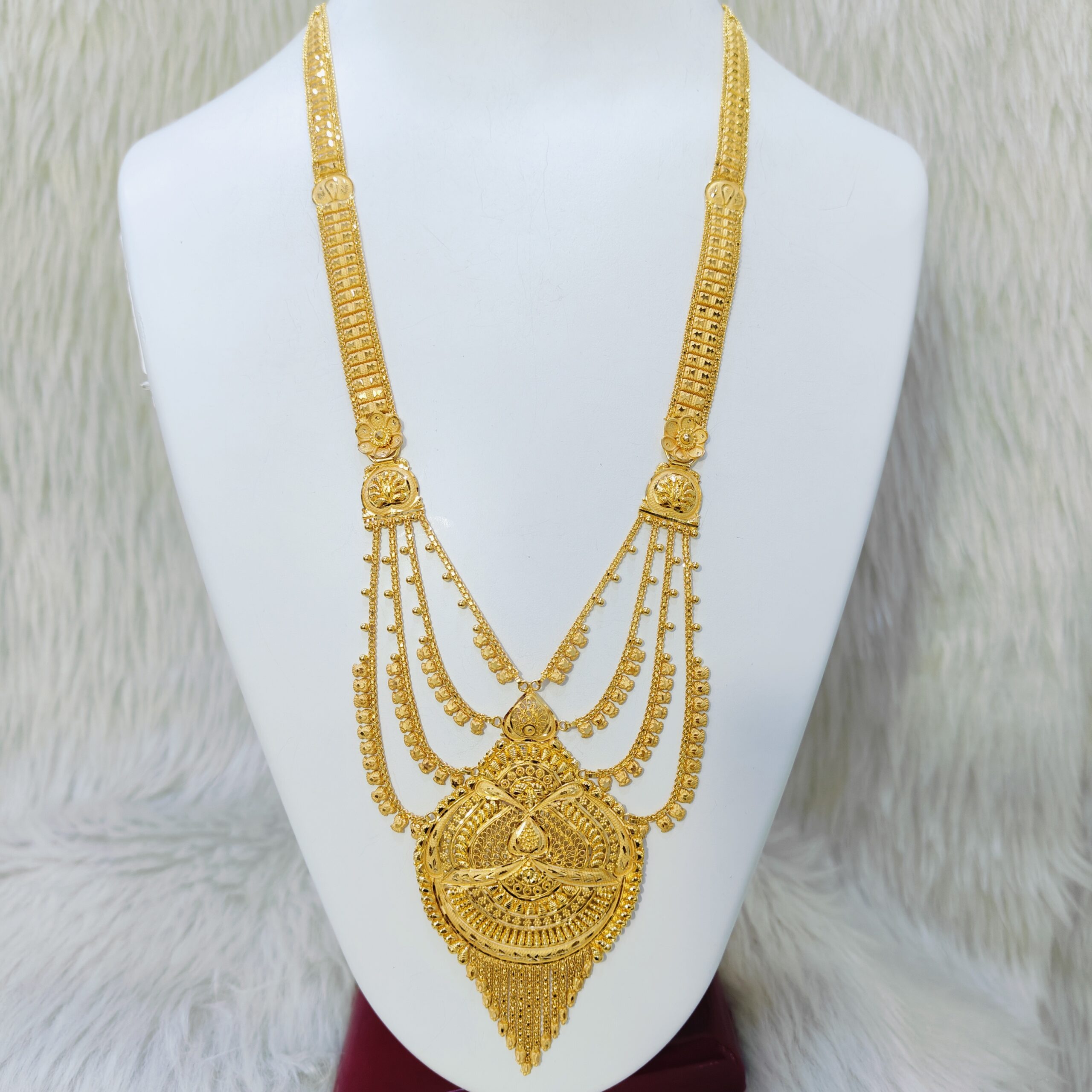 22K Gold Stylish Necklace Set