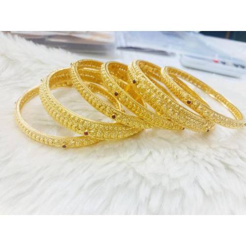 916 Gold Traditional Design Bangles