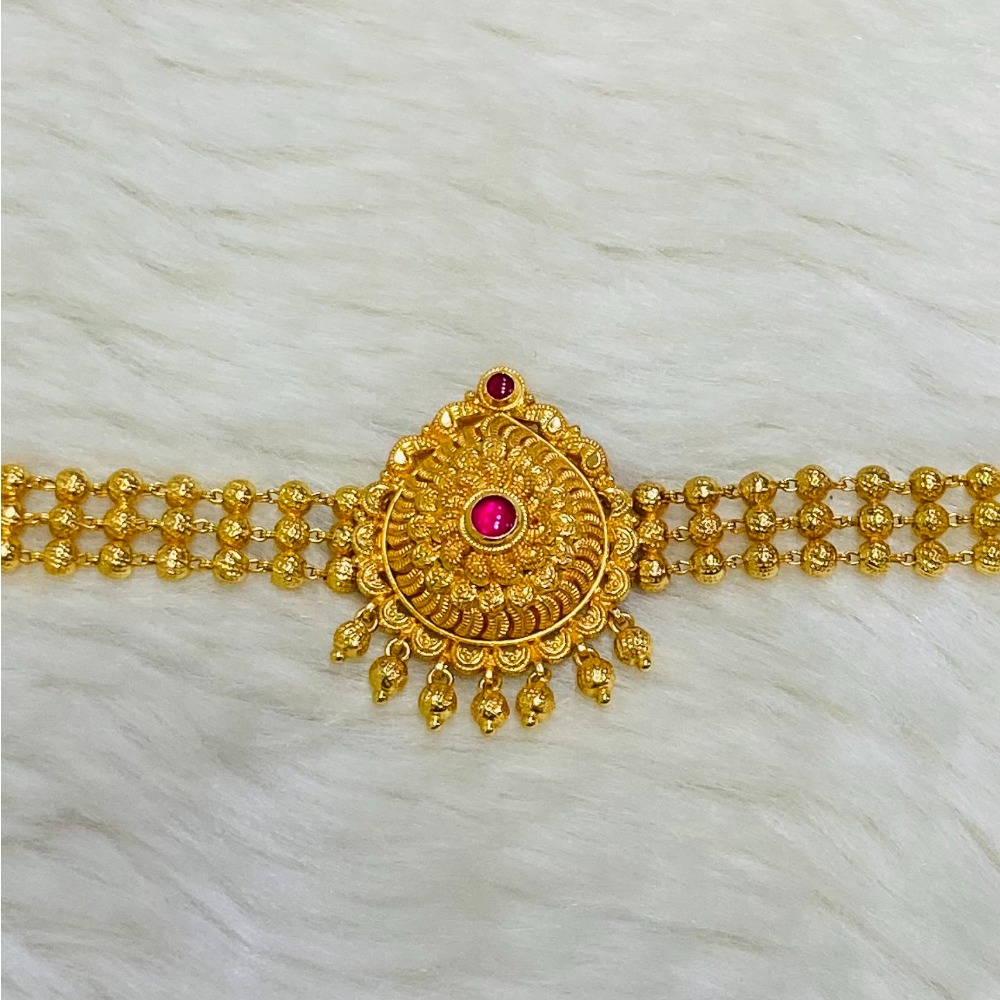 916 Gold Fancy Short Necklace