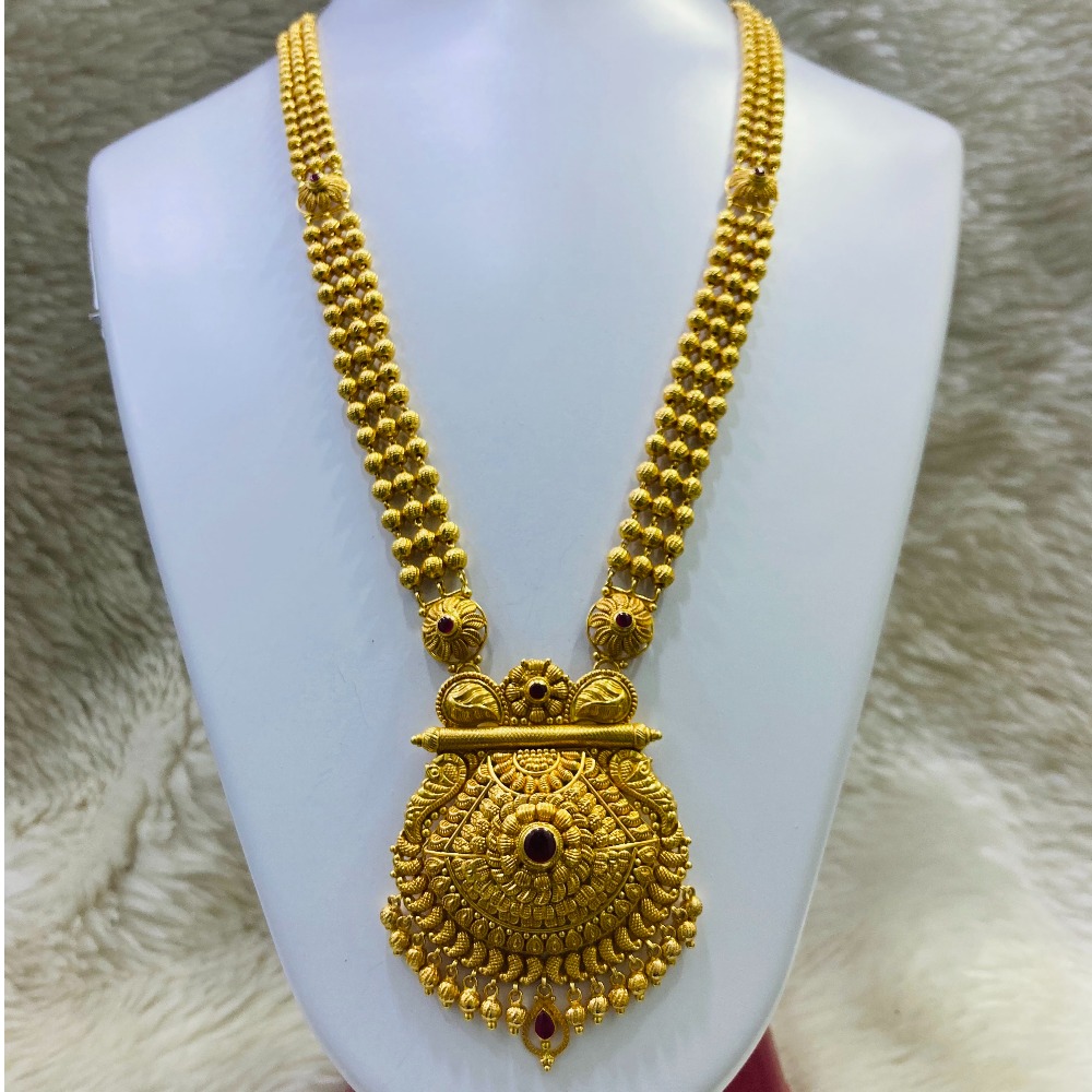 916 gold fancy temple long haar