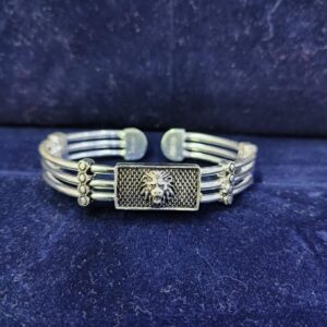 70K Silver Antique Gents Kada