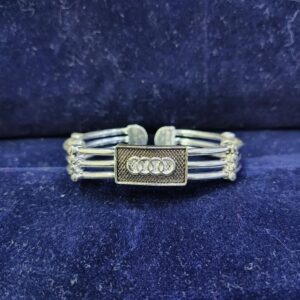 70K Silver Audi Symbol Design Kada