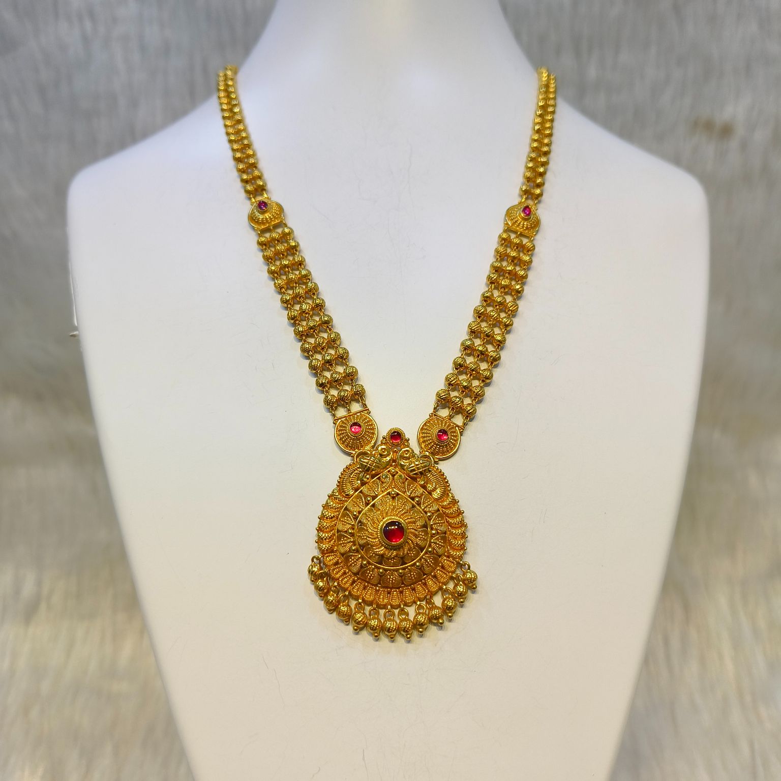 22K Gold Designer Long Haar