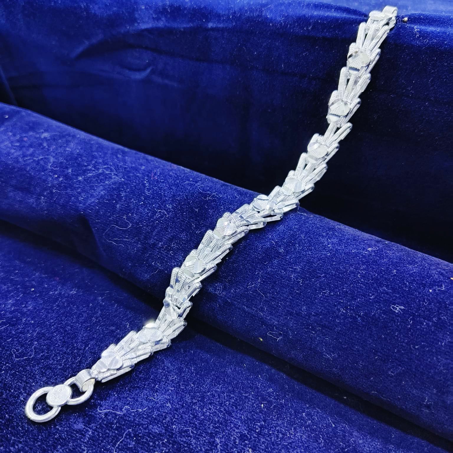 70 K Silver Charm Bracelet