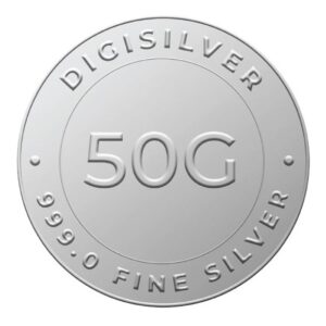 Digigold 50 gram silver coin 24k (99.9%)