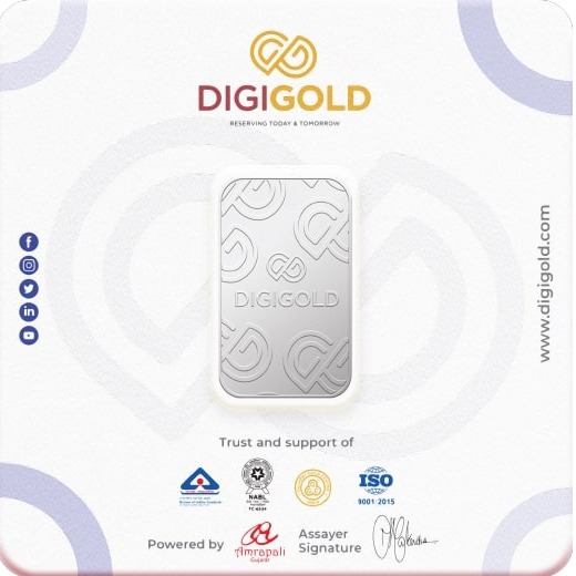 Digigold 1000 gram silver mint bar 24k (99.9%) - Image 4