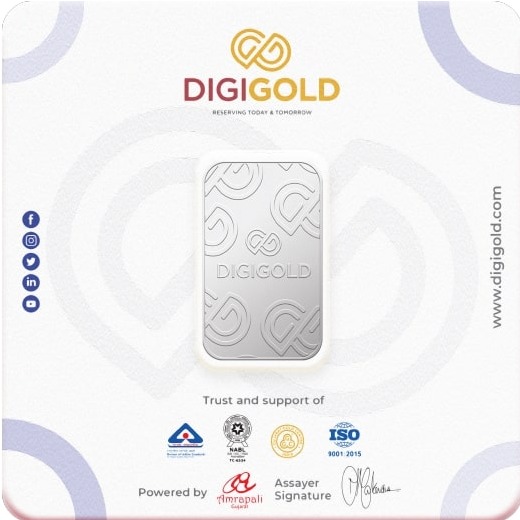 Digigold 500 gram silver mint bar 24k (99.9%) - Image 4
