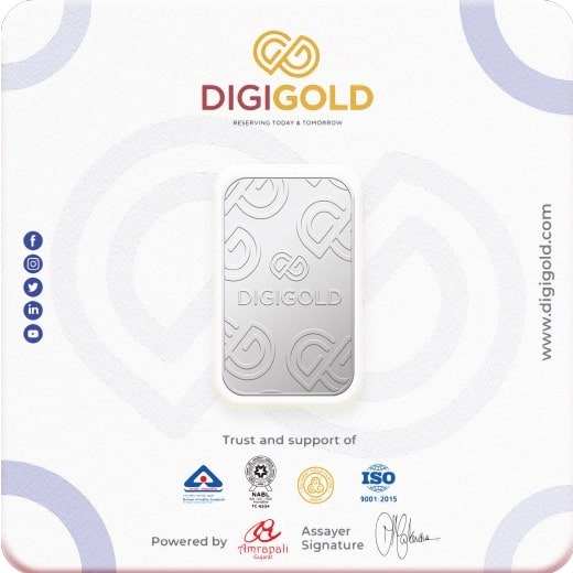 Digigold 10 gram silver mint bar 24k (99.9%) - Image 4