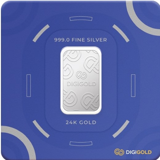 Digigold 10 gram silver mint bar 24k (99.9%) - Image 3