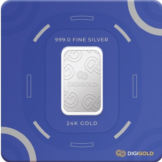 Digigold 2 gram silver mint bar 24k (99.9%) - Image 3
